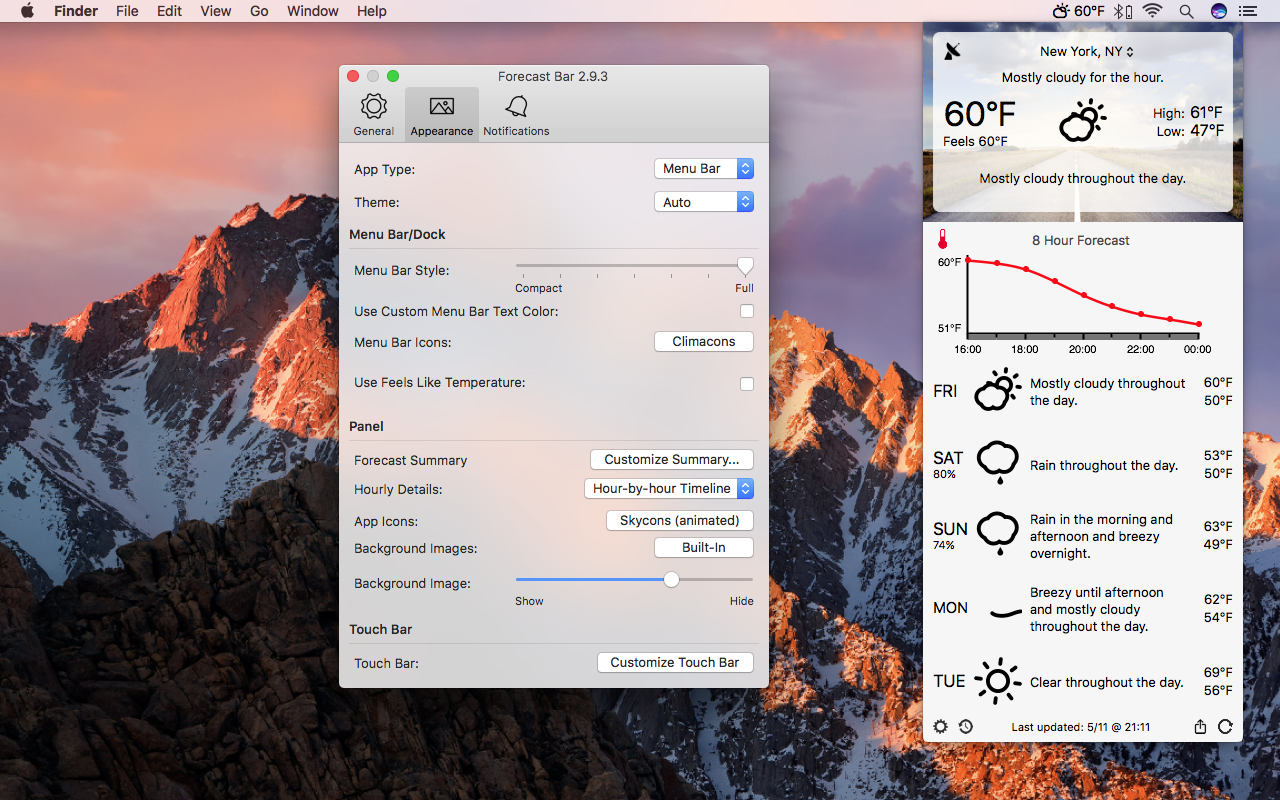 menu bar utilities for mac os x